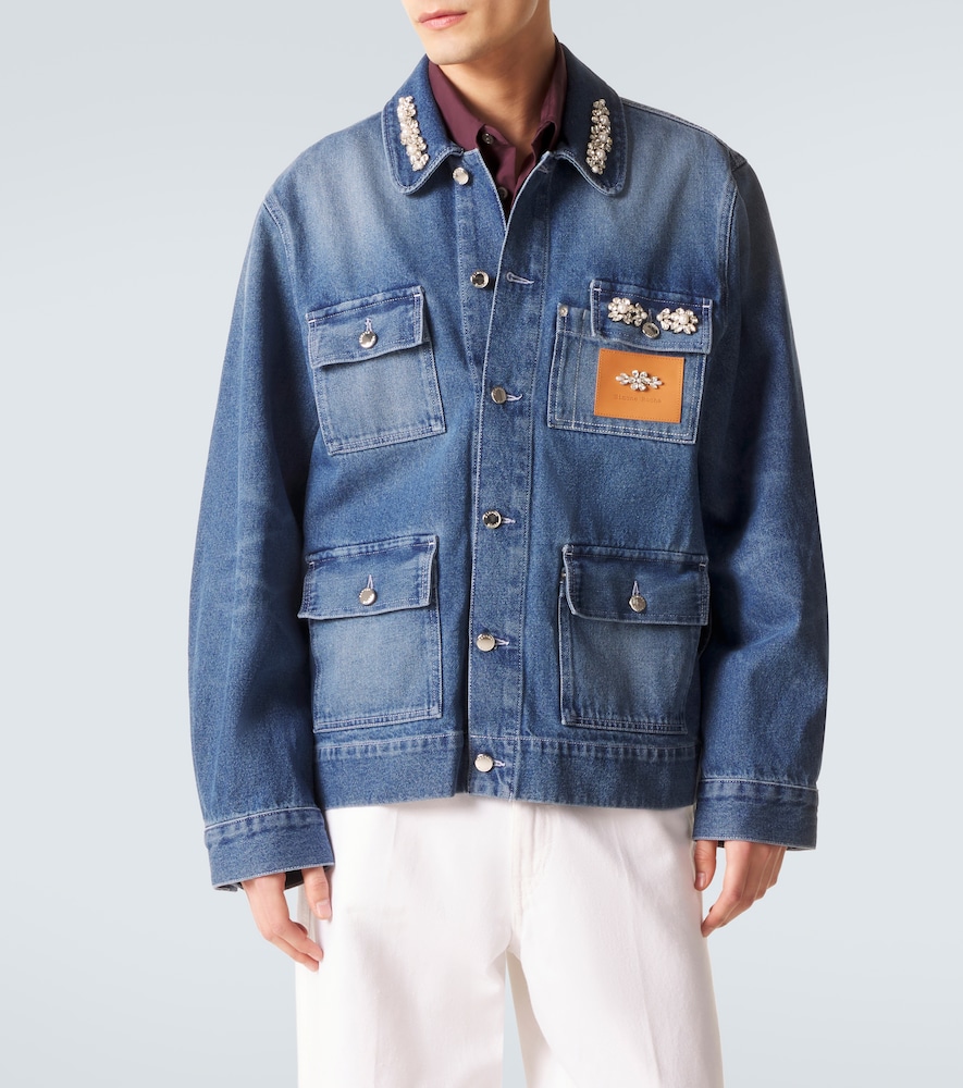 Embellished denim jacket