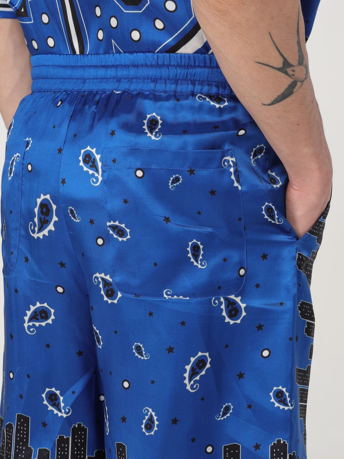 Short Men color Blue