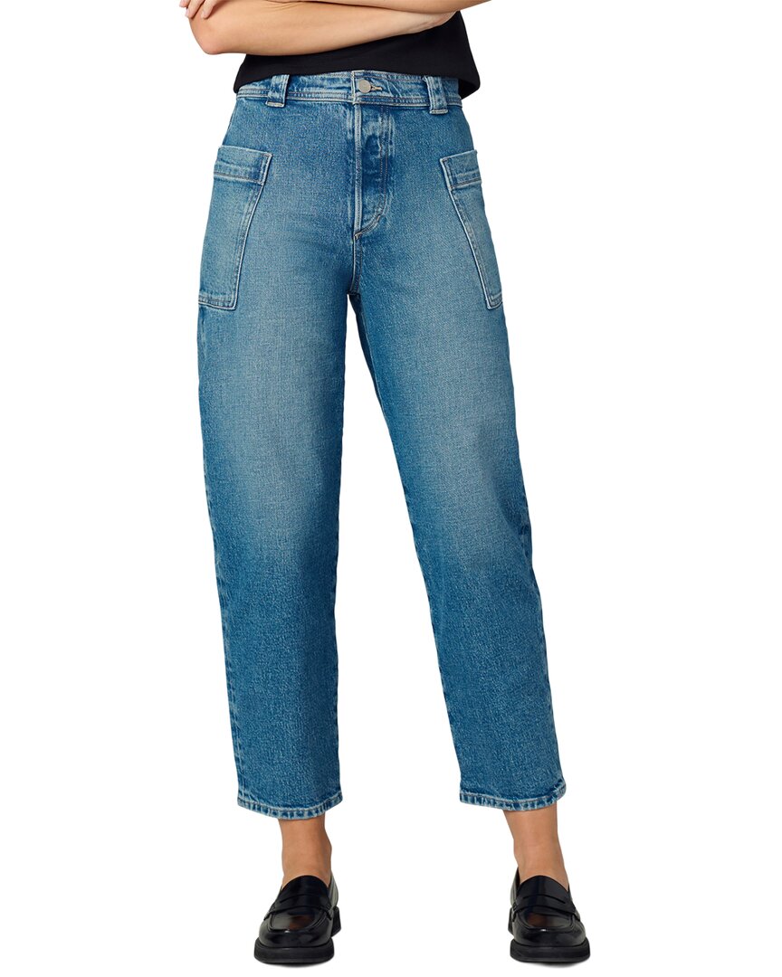 The Pheobe Refined Patch Pocket Barrel Leg Jean