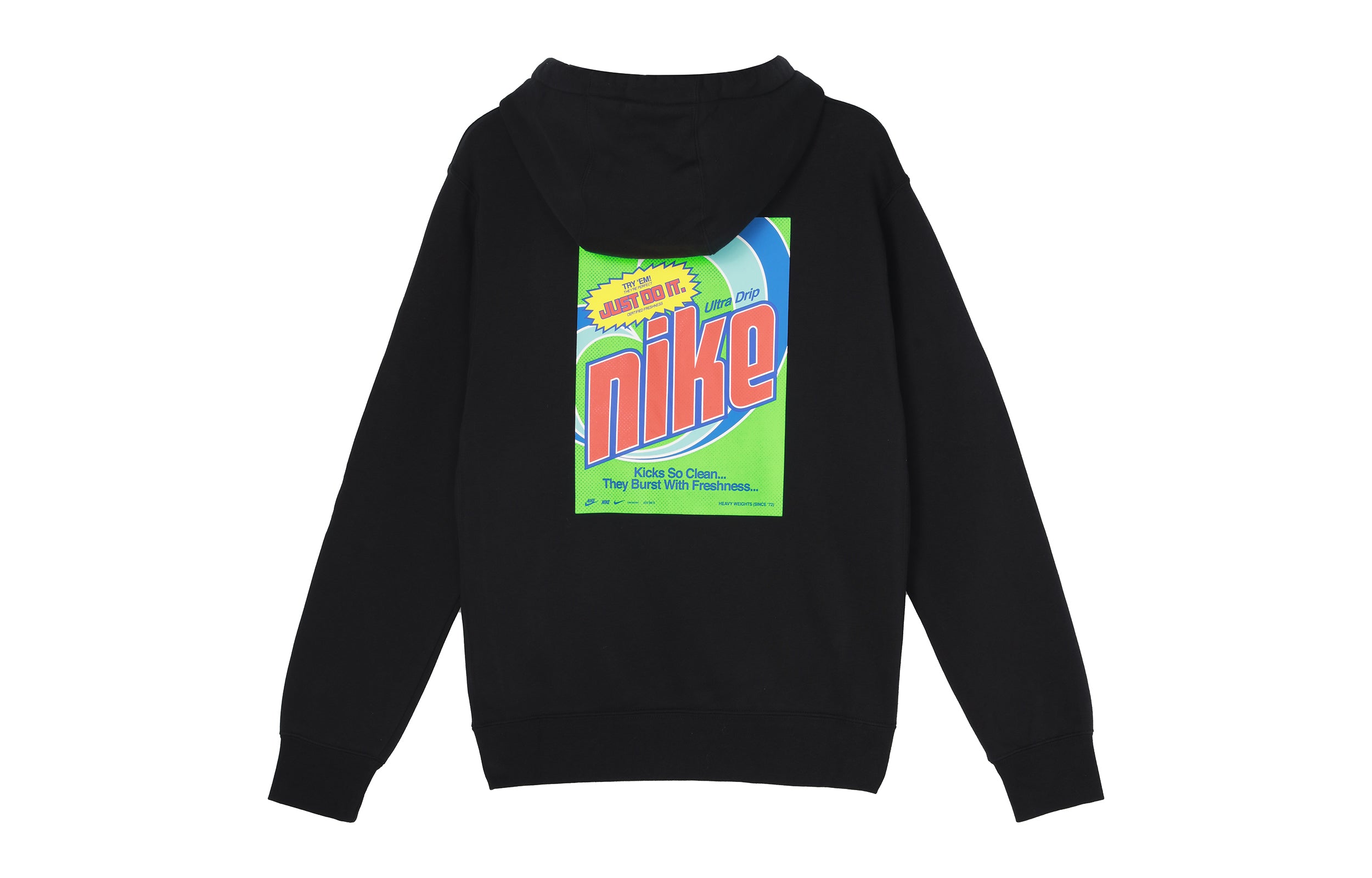 Men's Sportswear Keep It Clean Casual Sports Pullover Fleece Lined Black