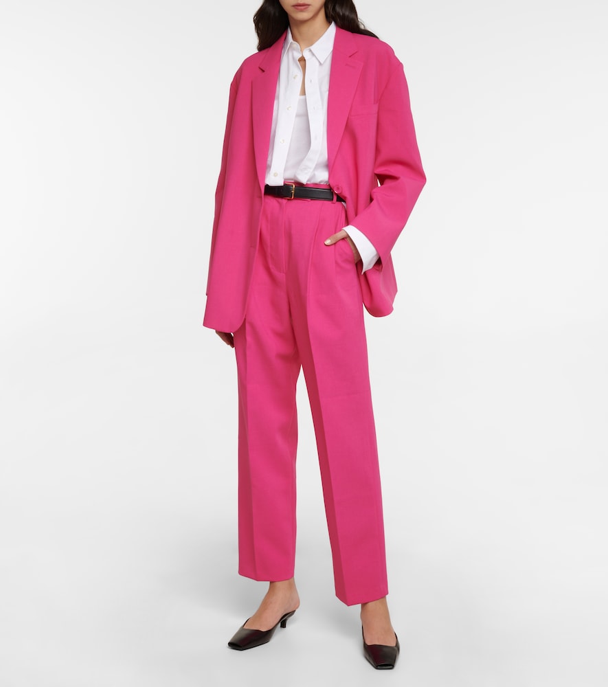 The Frankie Shop Bea high-rise straight pants
