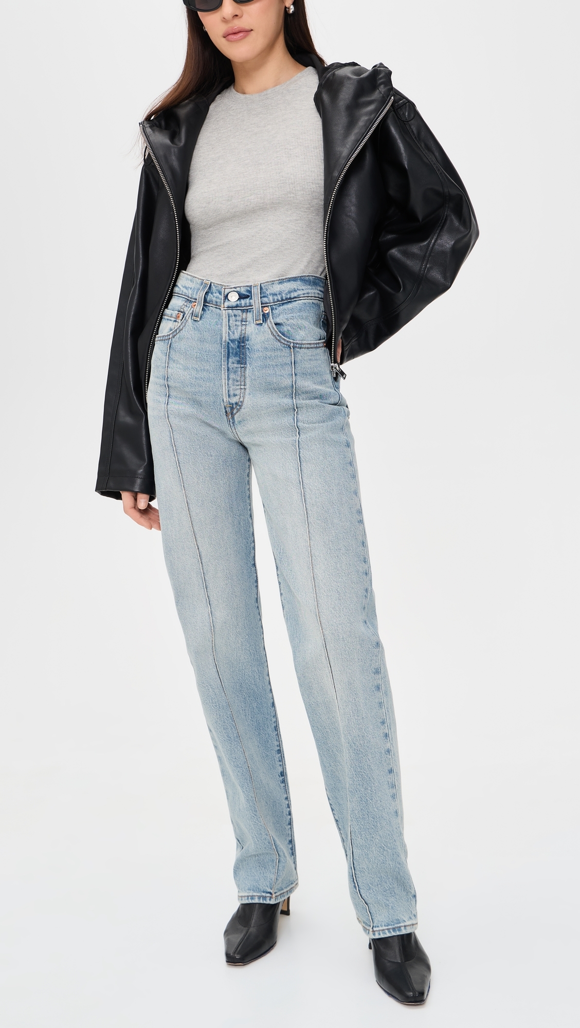 Ribcage Full Length Jeans What Now Psk