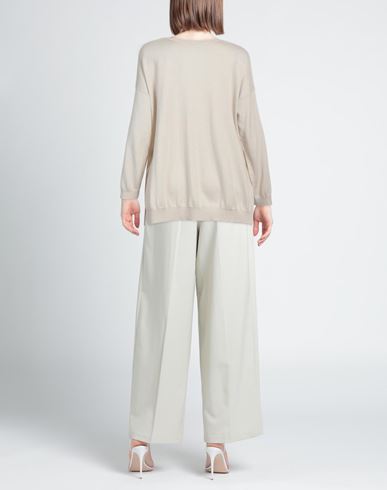 Snobby Sheep Woman Sweater Beige Size 6 Silk, Cashmere
