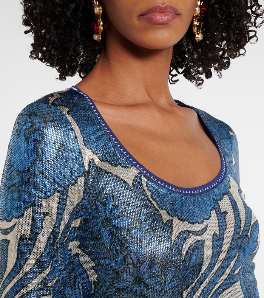 Printed midi dress