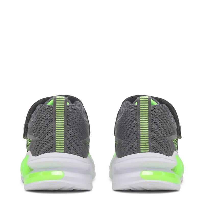 Kids' Light Surge Light Up Sneaker Little Kid Shoes (Charcoal/Lime)