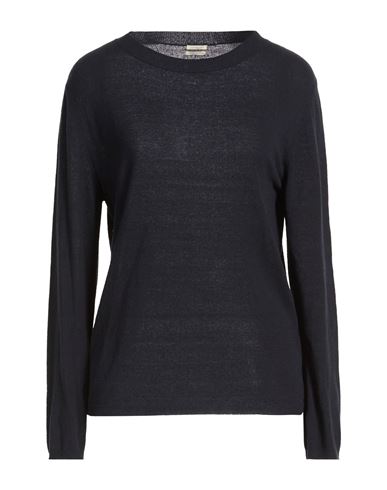 Woman Sweater Midnight blue Size M Silk