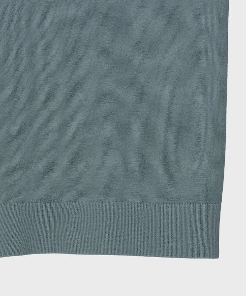UNI Supima Semi-Oversized Round Neck Knit Mint LWKT2101