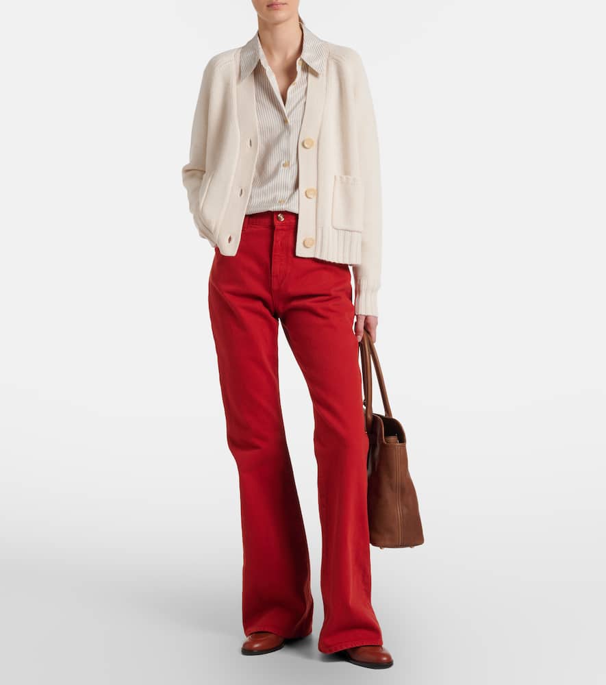 Cashmere and wool cardigan
