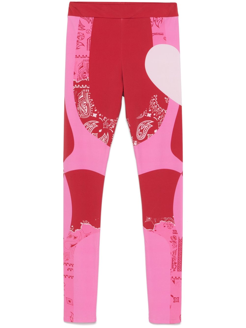 Bandana-print leggings - Pink