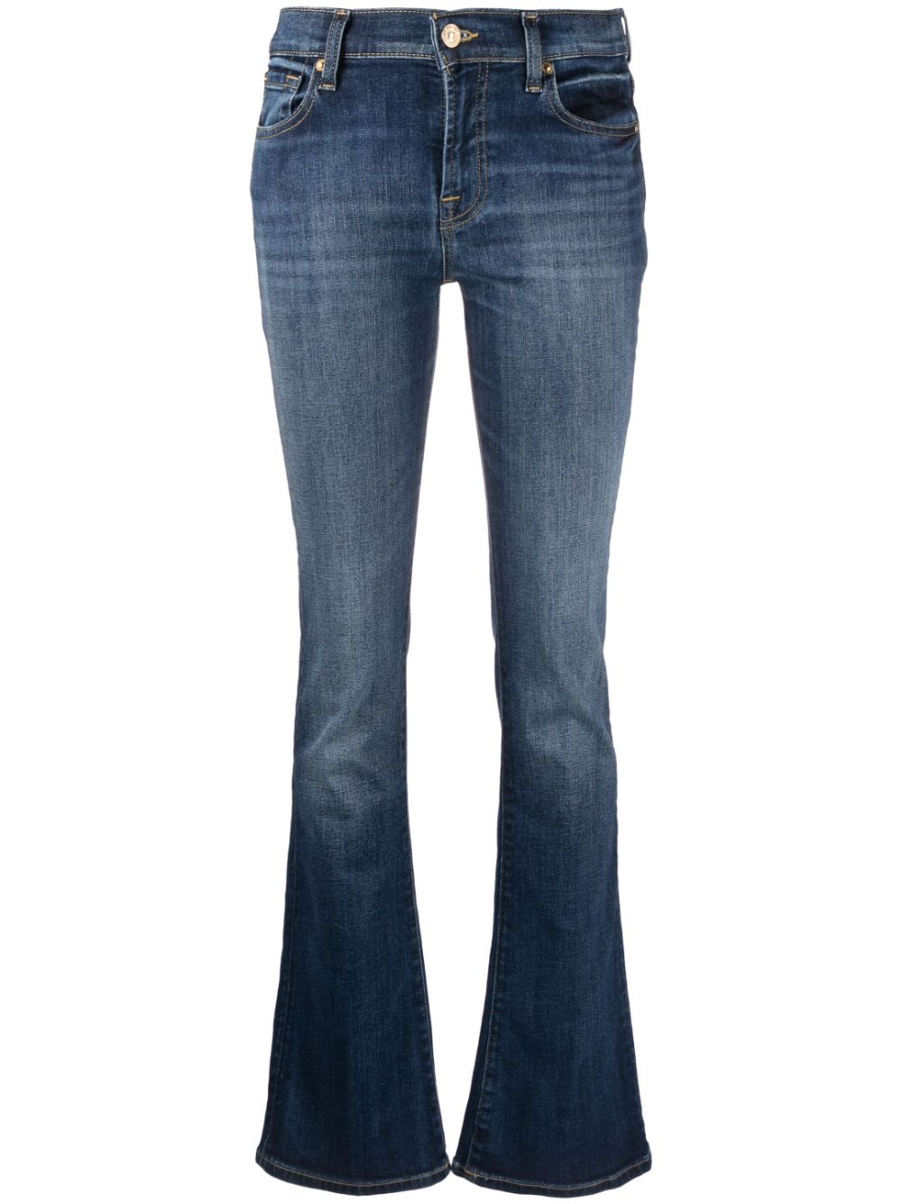 Low-rise flared jeans - Blue