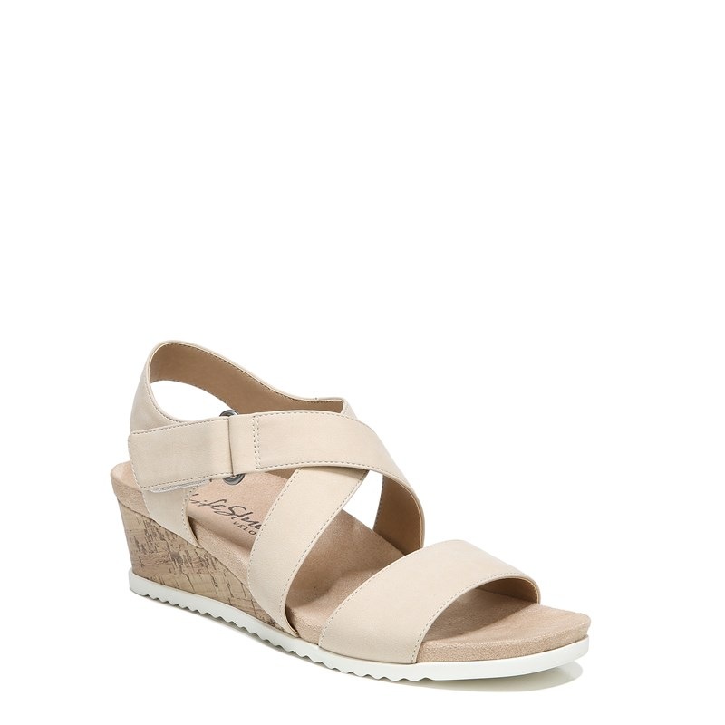 Women's Sincere Wedge Sandals (Bone)
