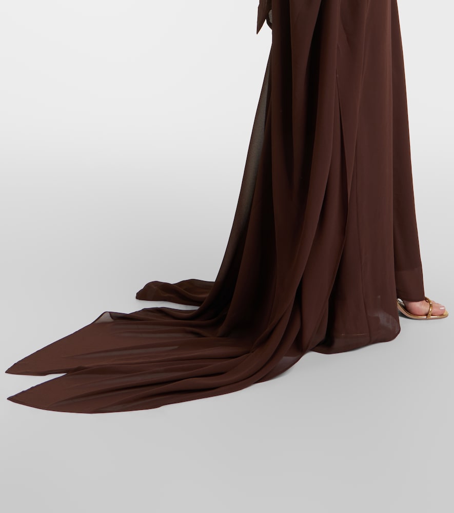 Nila chiffon gown