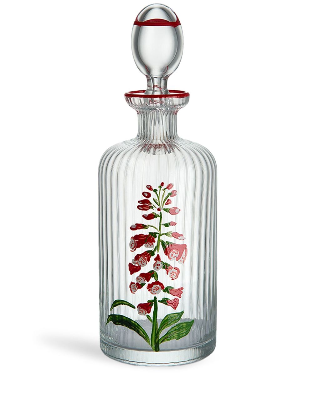 Hand painted bottle - White