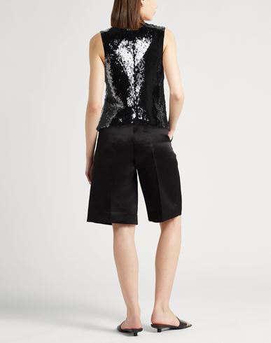 Woman Top Black Size 6 Polyester, Elastane
