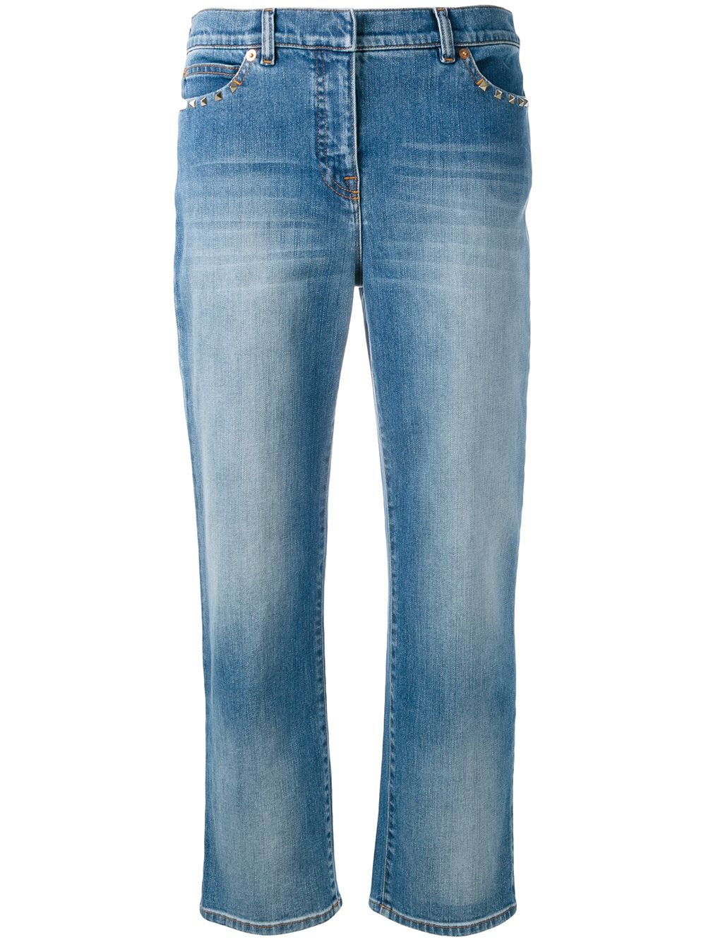 Rockstud cropped jeans - Blue