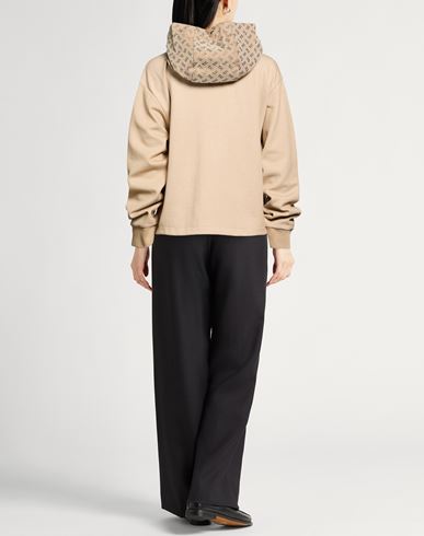 Woman Sweatshirt Camel Size 6 Cotton, Polyester