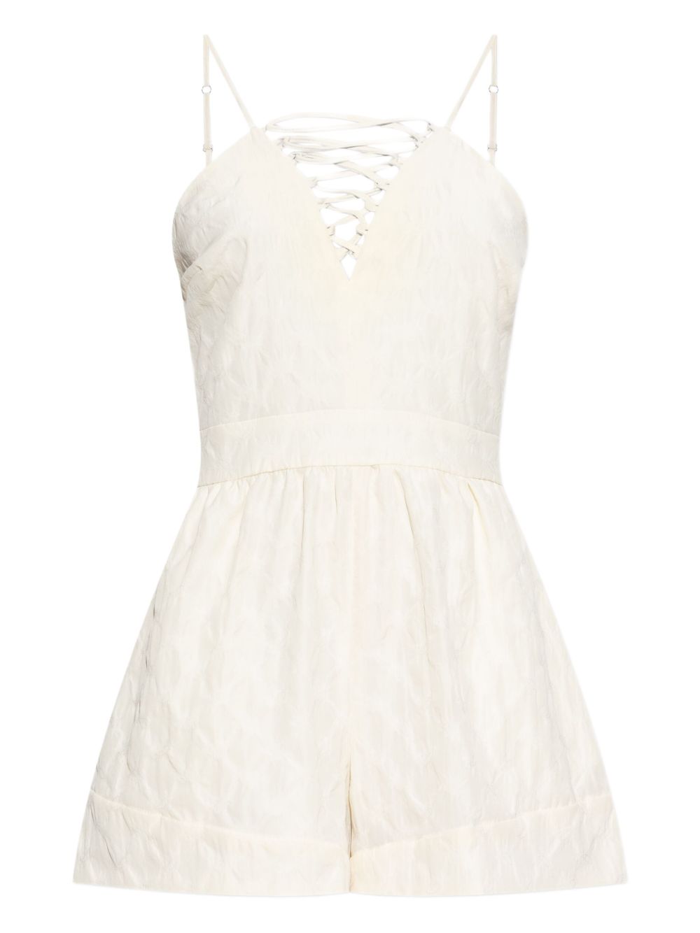 IRO strap-detail playsuit - Neutrals
