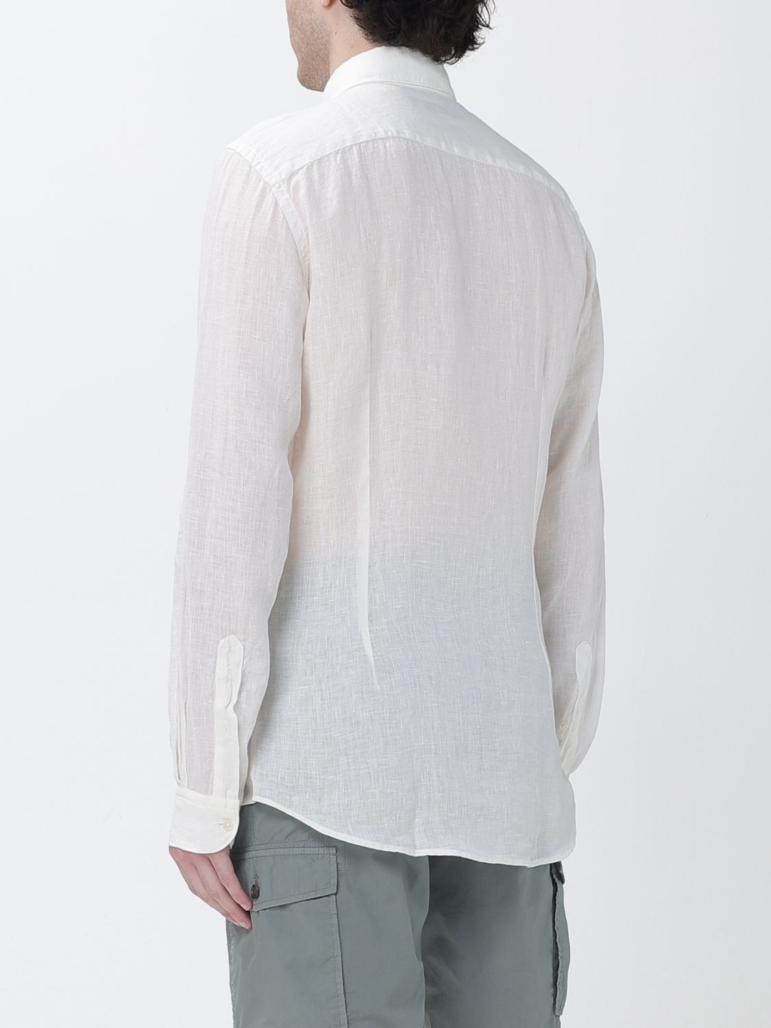 Shirt Men color Yellow Cream