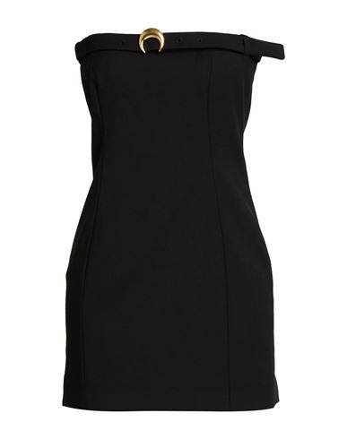 Woman Mini dress Black Size 4 Virgin Wool, Elastane