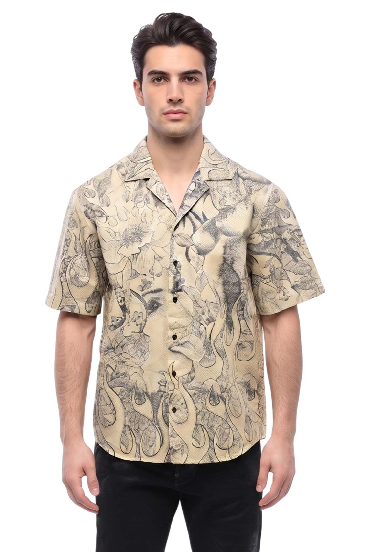 Beige Regular Shirt