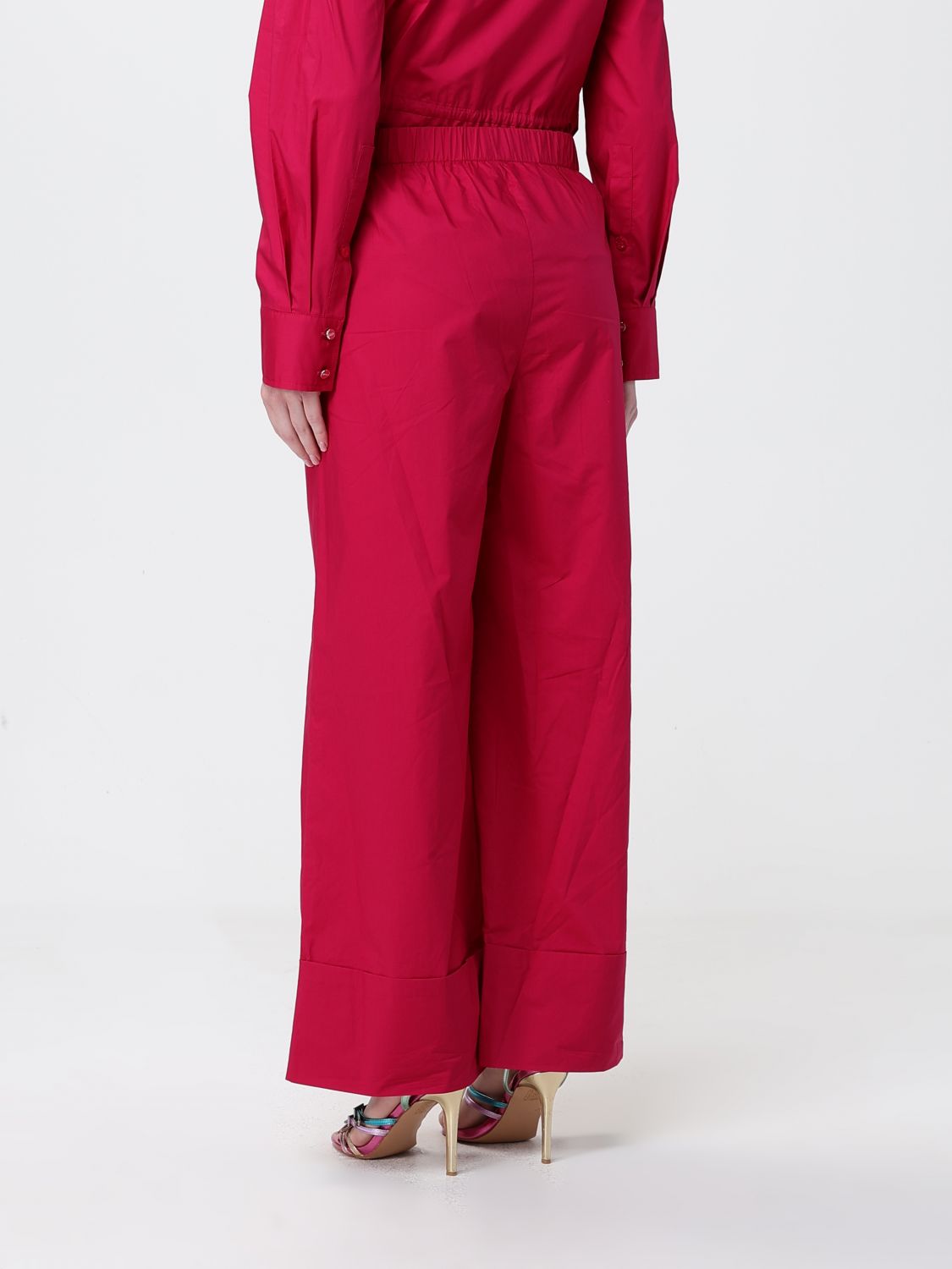 Pants Woman color Brown