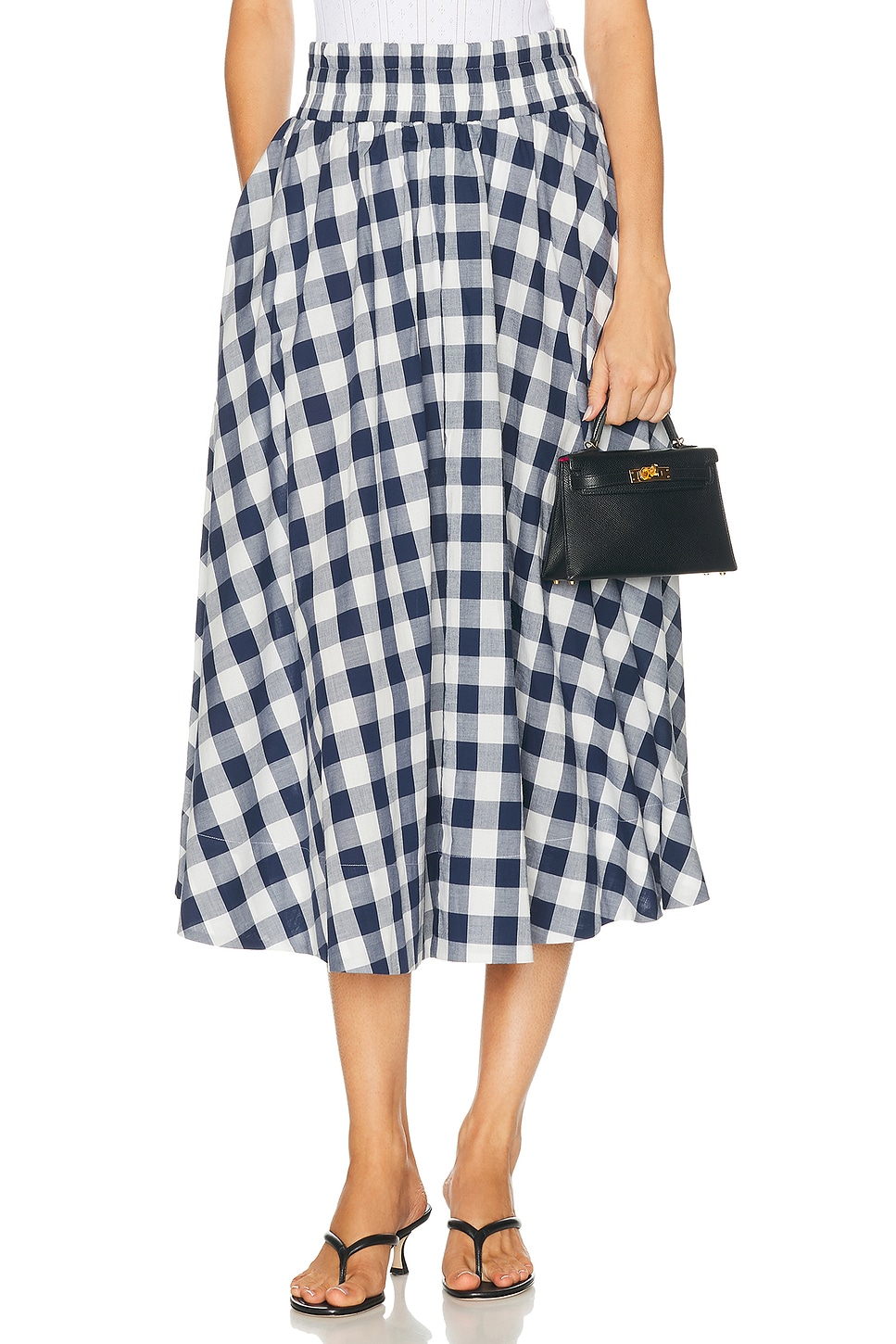 Suzie Kondi Kyria Circle Skirt in Navy
