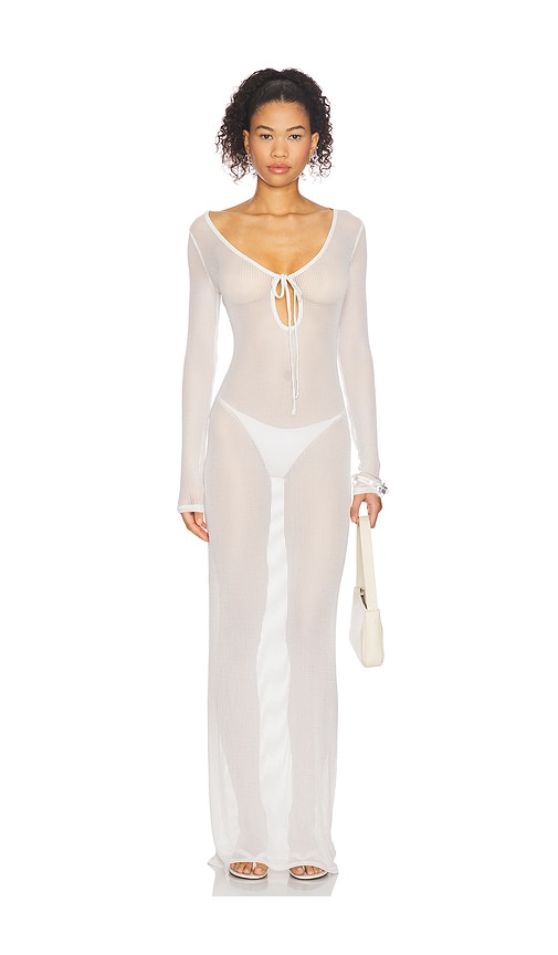 Lovewave The Isola Maxi Dress in White. L. Also in XS, S