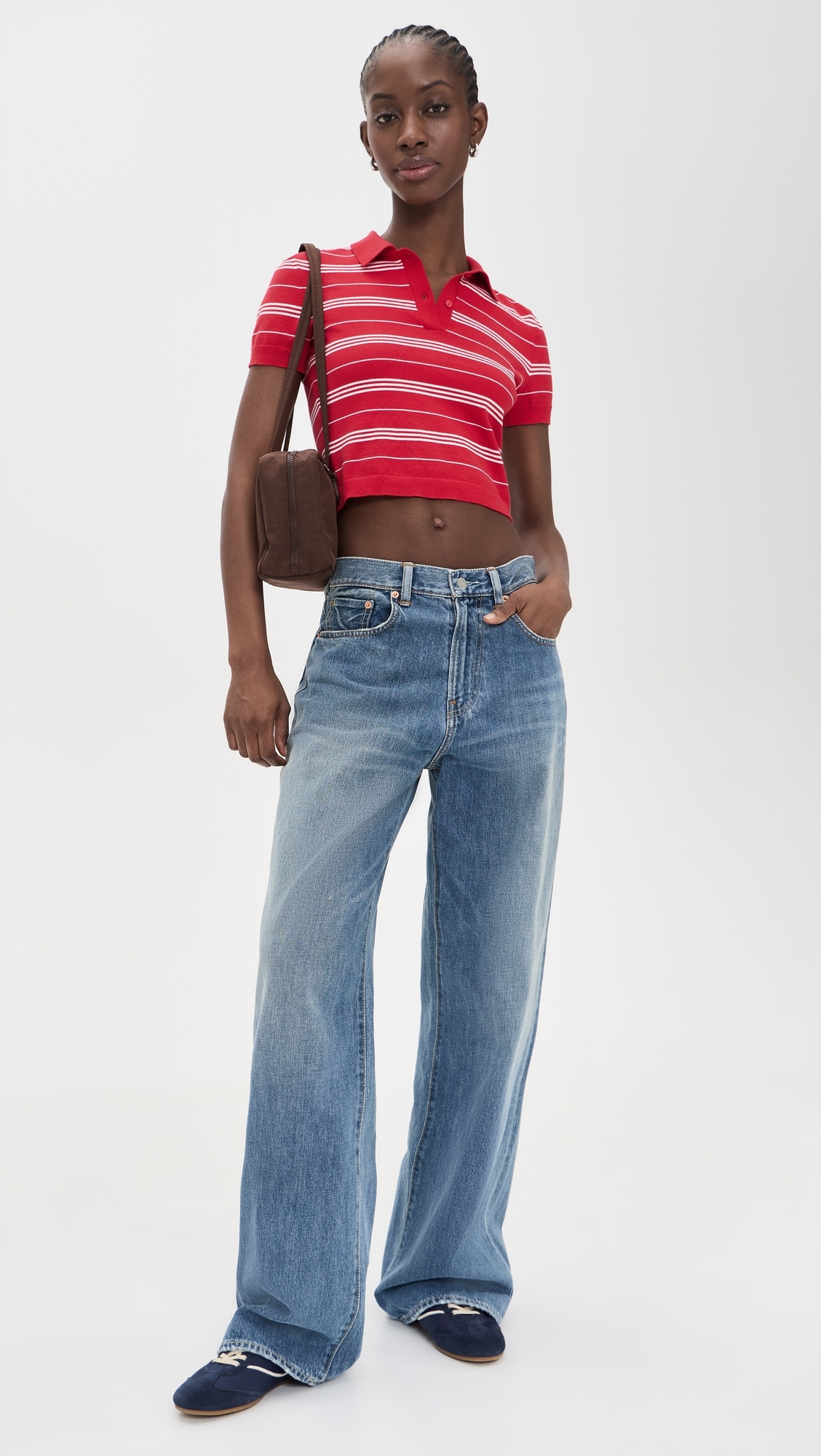 Teri Wide Leg Jeans Rehan Blue
