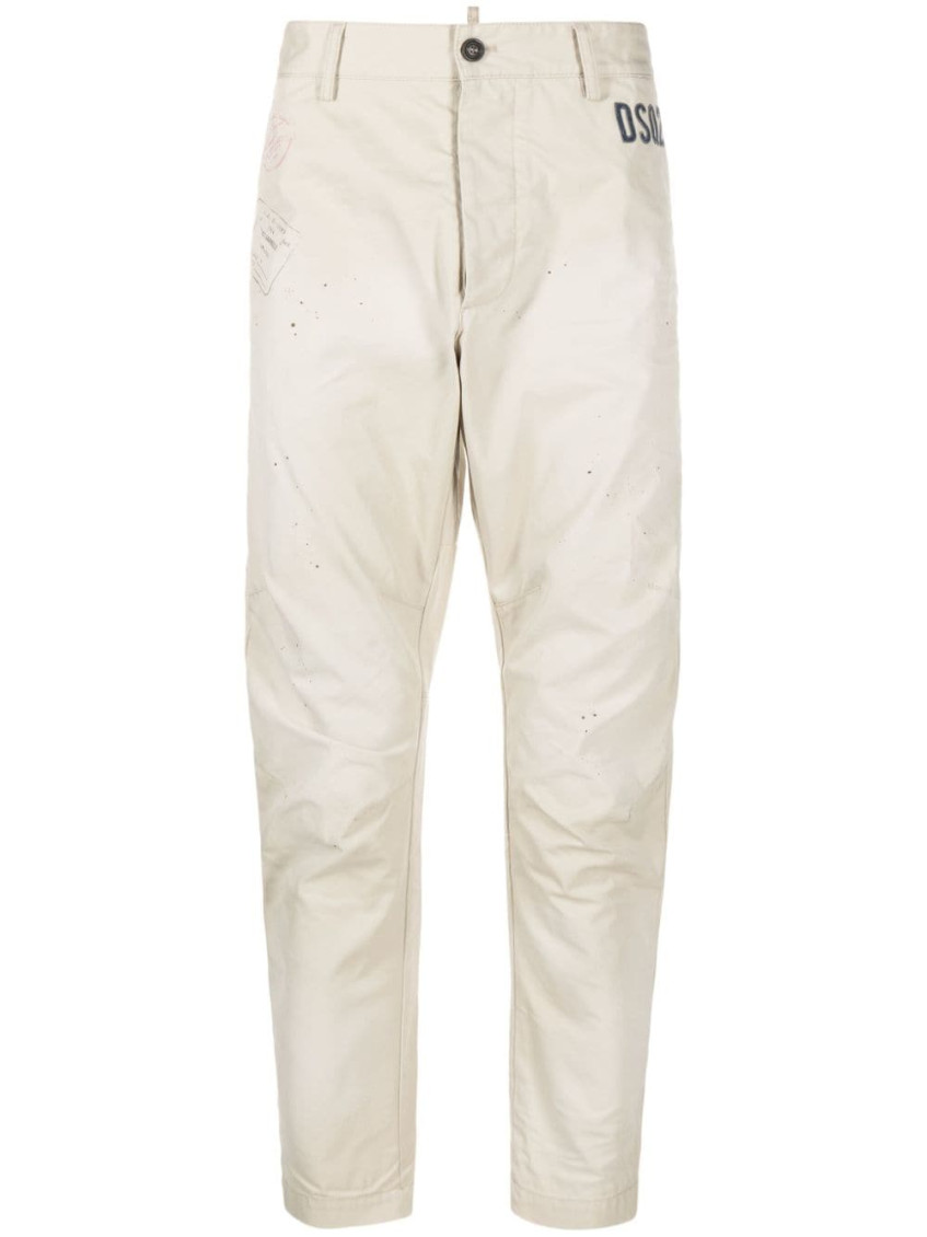 Stamps Sexy Beige Trousers