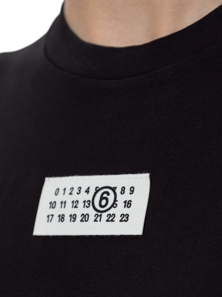 Black Logo Crew Neck T-Shirt