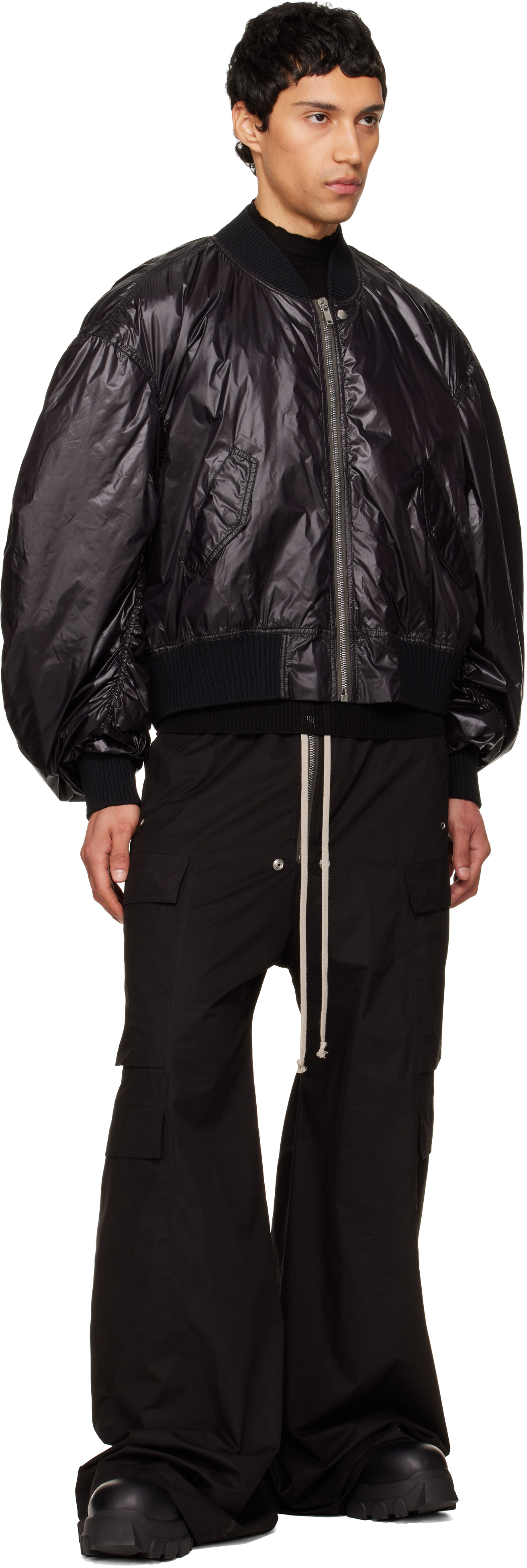 Black Cargobelas Cargo Pants
