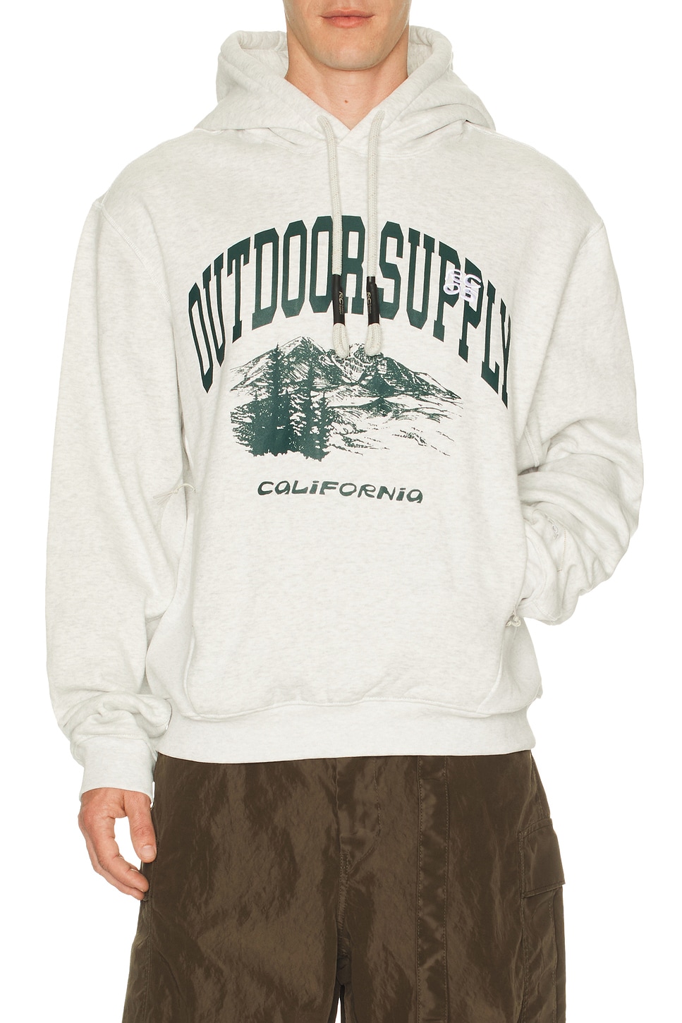 RC Outdoor Supply Outdoor Supply Hoodie in Heather Grey - Grey. L also in M, XL/1X