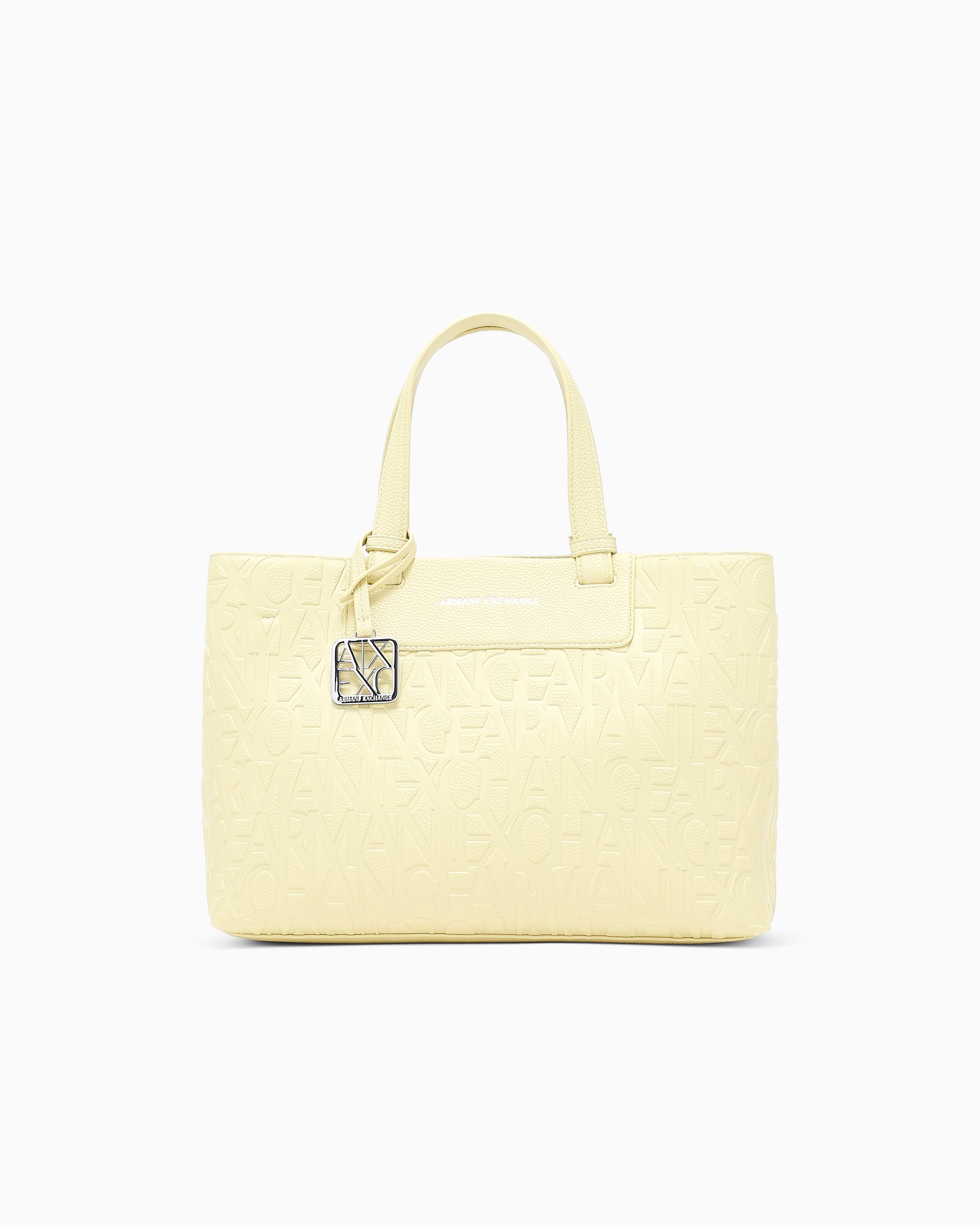 Shopping bag in coated fabric