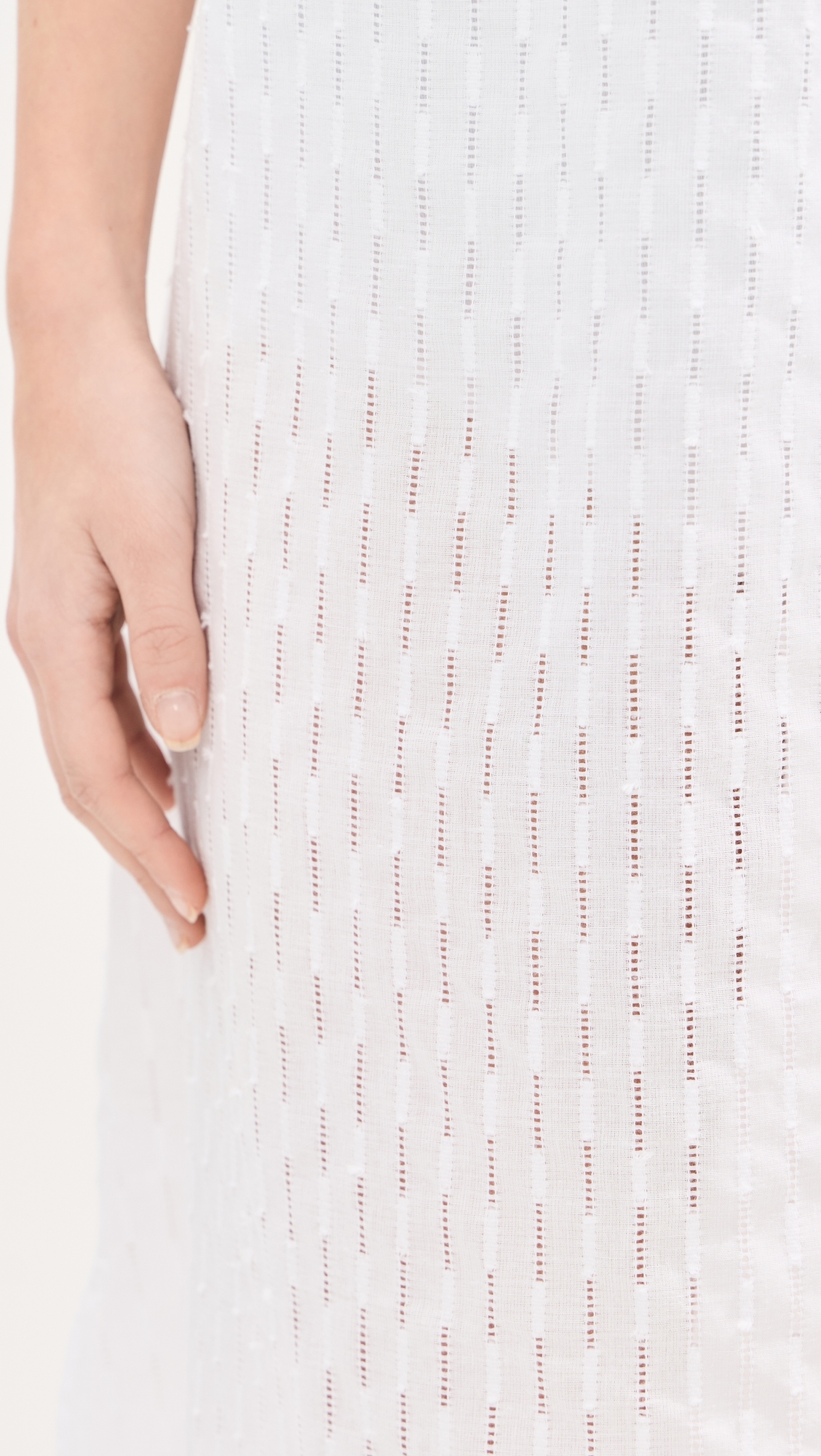 Skylar Eyelet Maxi Dress White