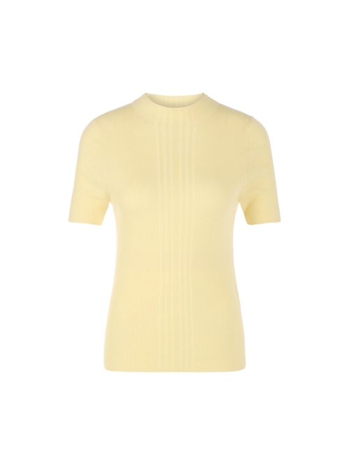 Marc Cain ‘Rethink Together’ ribbed jumper, yellow, 34 N