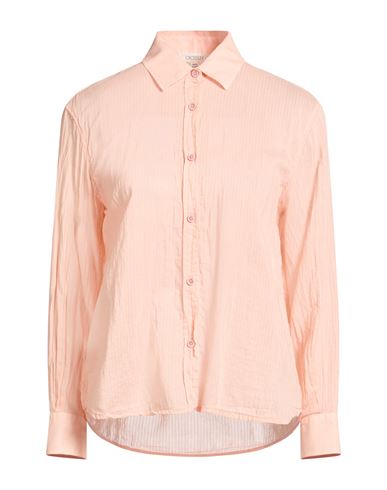 Woman Shirt Salmon pink Size XS Cotton, Silk