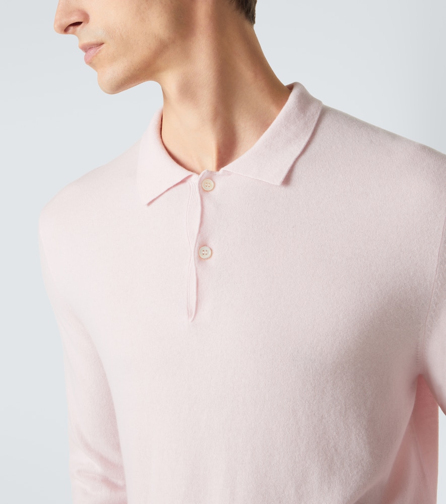 Cashmere polo sweater