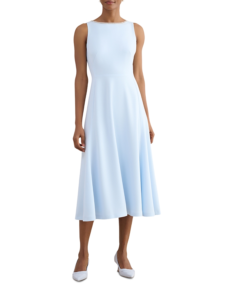 Petites Beatrix Embellished Midi Dress