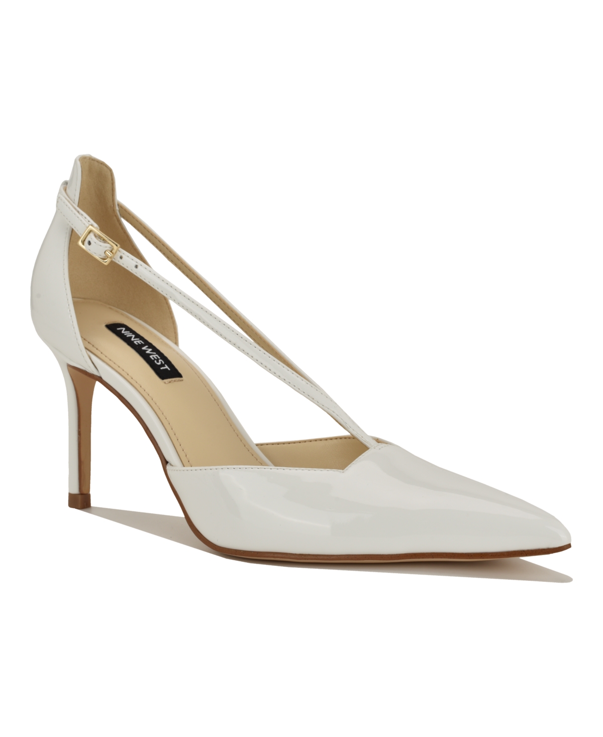 Women's Collae Strappy Stiletto Pumps - White Patent
