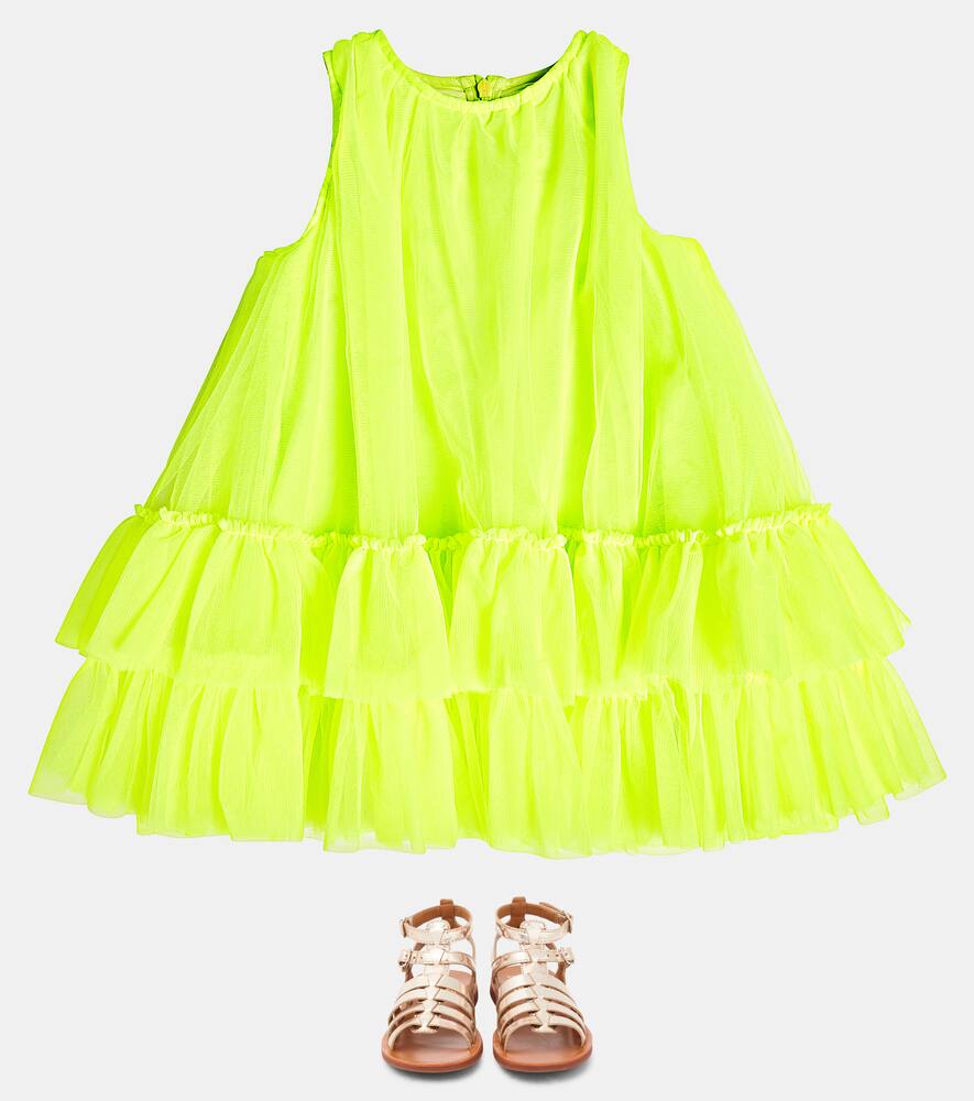 Tiered tulle dress