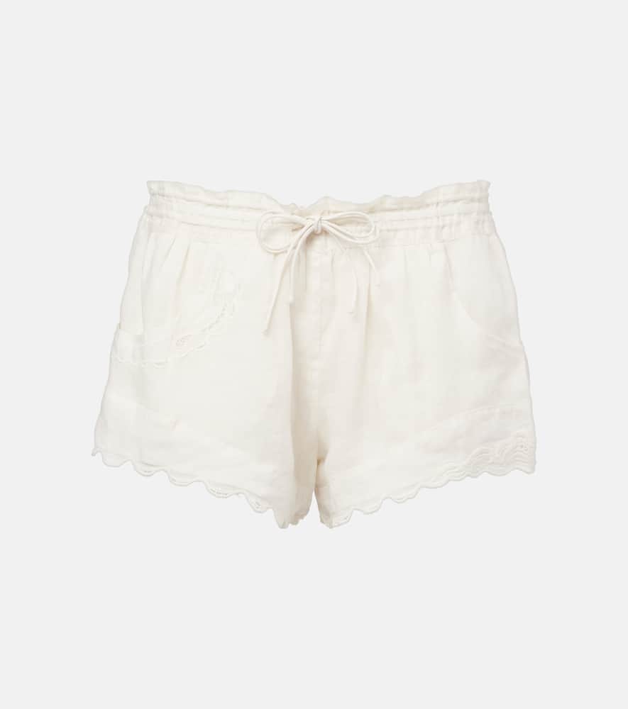 Lola broderie anglaise ramie shorts