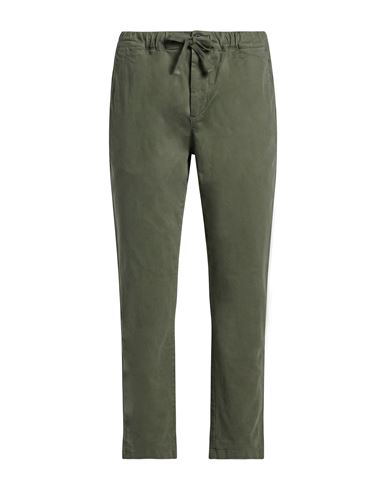Man Pants Military green Size 28 Cotton, Elastane