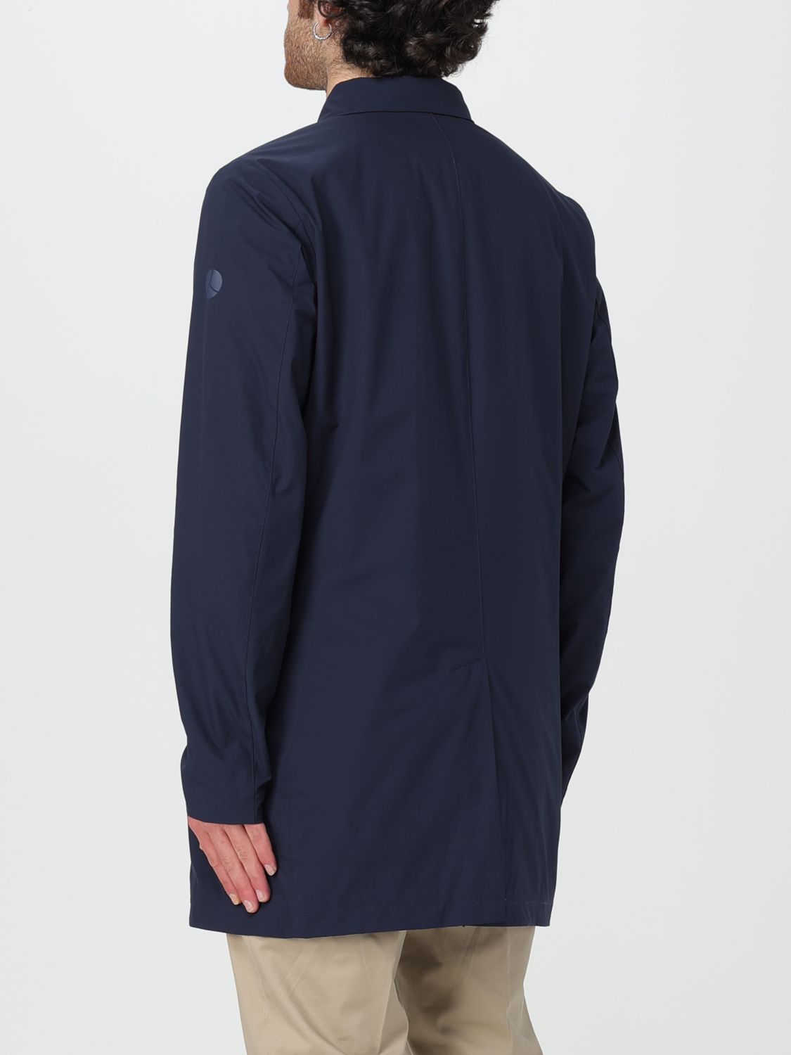 Coat Men color Blue