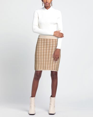 Woman Mini skirt Beige Size XS Viscose, Polyester, Nylon