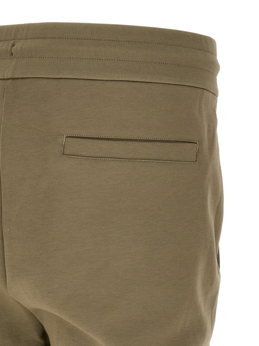 Beige Elastic Waist Jogger