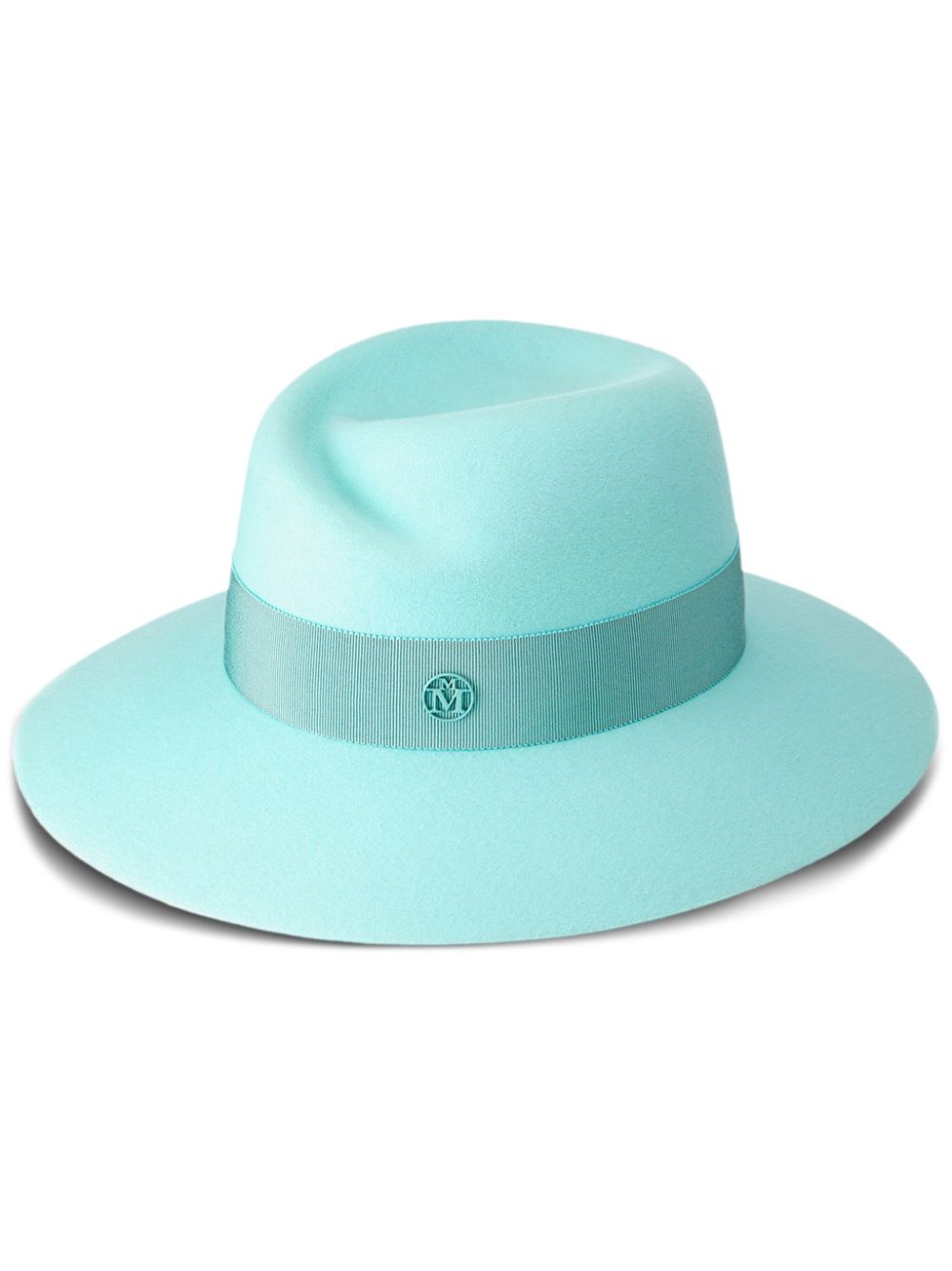 Virginie wool-felt fedora - Blue