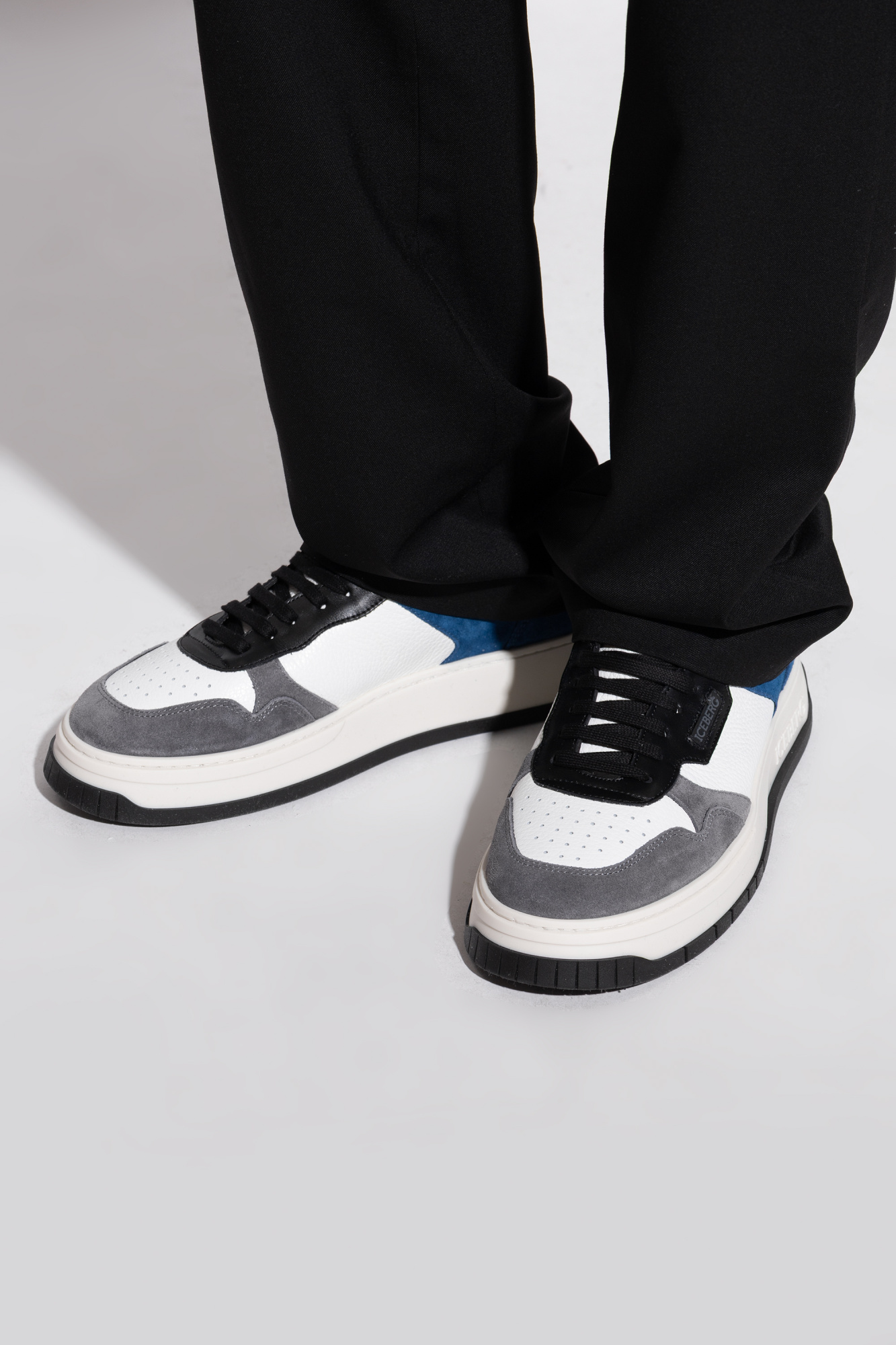 Sports Shoes With Logo, Men's, White