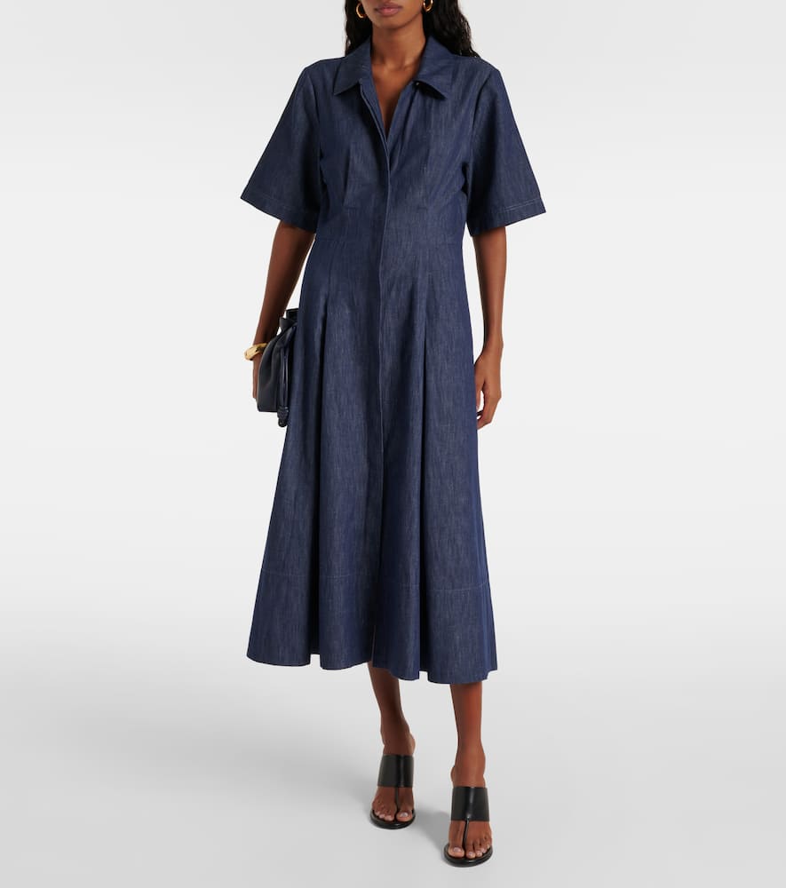 Denim shirt dress