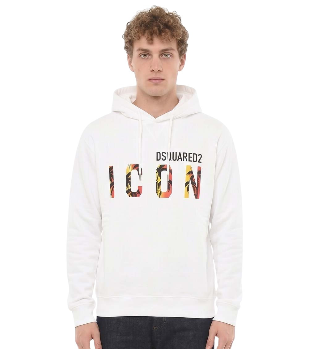 White Sunset Icon Hoodie