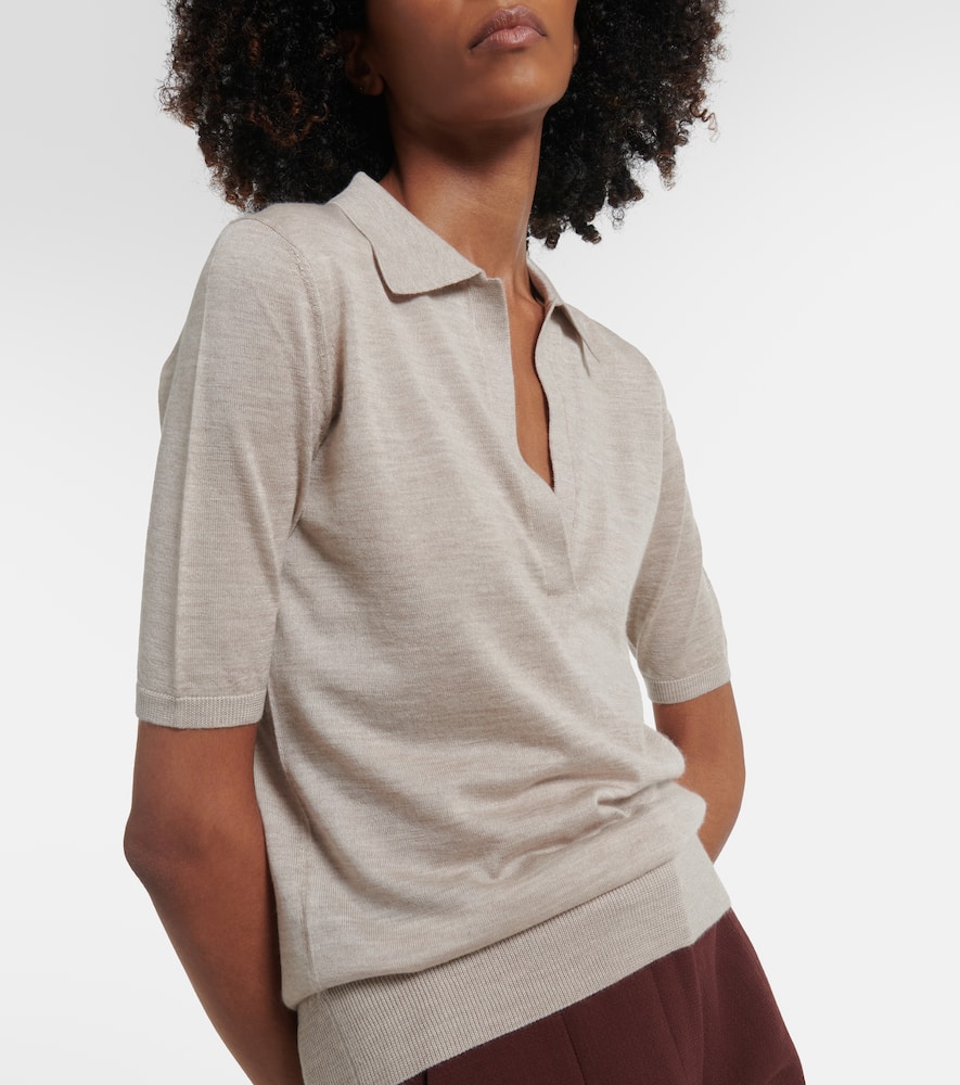 Henley-Top Julian aus Kaschmir und Seide